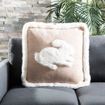 Bunny Plush Throw Pillow