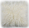 Faux Flokati Throw Pillow