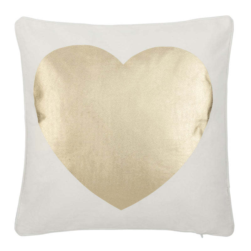 Heart of Gold Throw Pillow