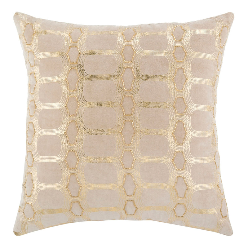 Elena Metallic Throw Pillow