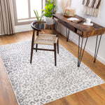 Livabliss Pisa Leopard Machine Woven Rug