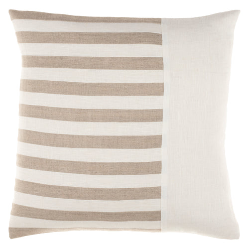 Mead Stripe Linen Throw Pillow