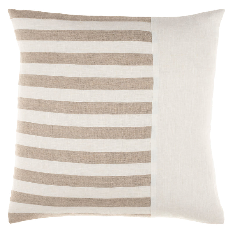 Mead Stripe Linen Throw Pillow