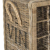 Posey 16-Bottle Wicker Wine Rack