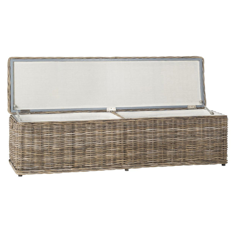 Stahl Wicker Storage Bench