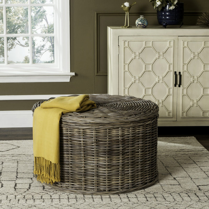 Connor Wicker Storage Coffee Table