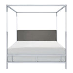 Geneva Chrome Canopy Bed