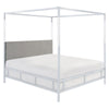 Geneva Chrome Canopy Bed