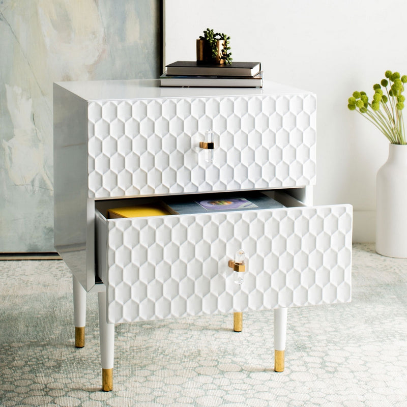 Rae 2-Drawer Side Table