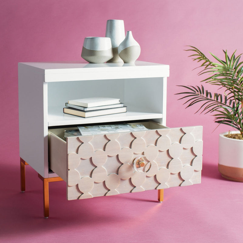 Alyce 1-Drawer Side Table