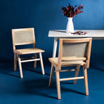 Caitlyn Rattan Dining Chair Set of 2