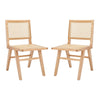 Caitlyn Rattan Dining Chair Set of 2