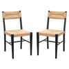 Devin Rattan Dining Chair Set of 2