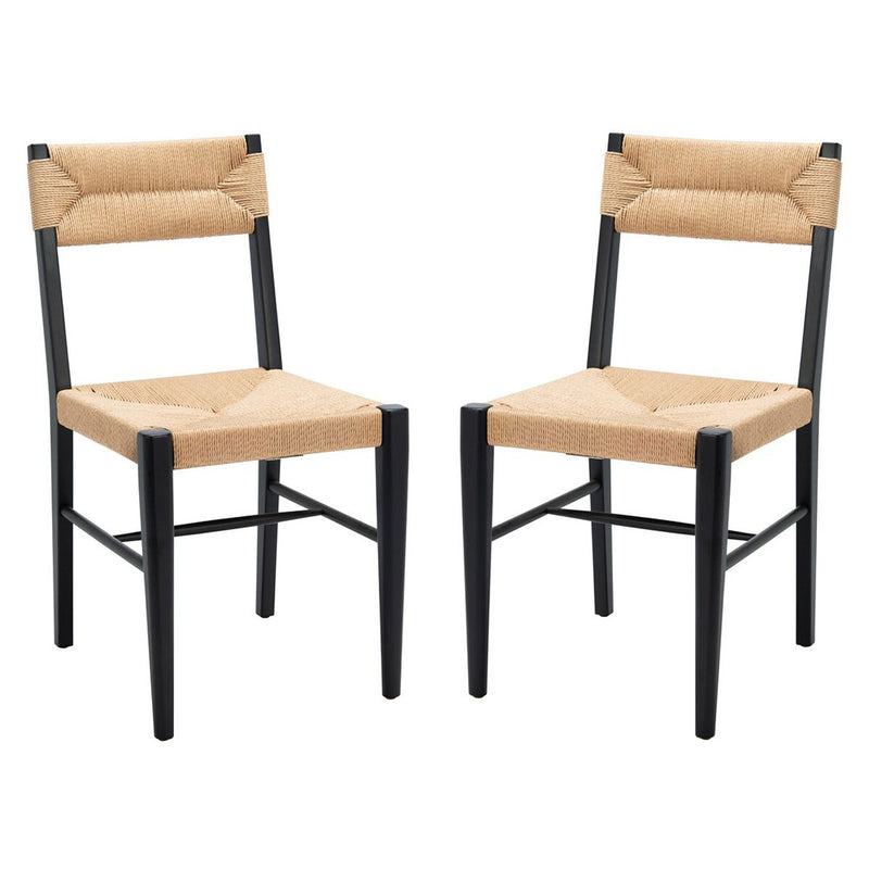 Devin Rattan Dining Chair Set of 2