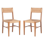 Devin Rattan Dining Chair Set of 2