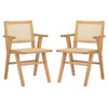 Hollis French Cane Arm Chair Set of 2