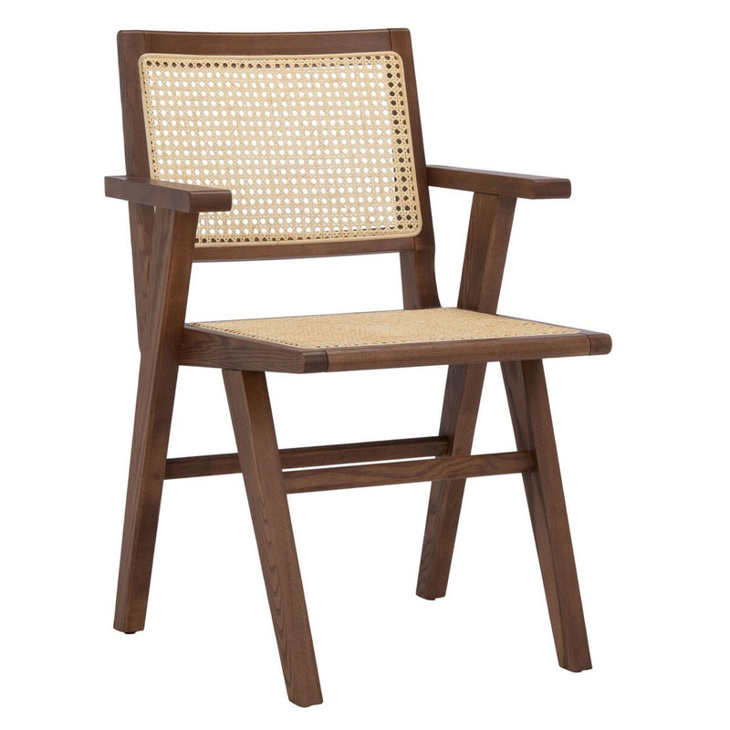 Hollis French Cane Arm Chair Set of 2