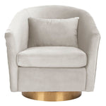 Caitlin Quilted Swivel Tub Chair