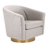 Caitlin Quilted Swivel Tub Chair