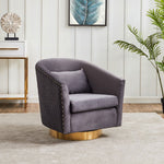 Caitlin Quilted Swivel Tub Chair