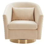 Caitlin Quilted Swivel Tub Chair