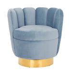 Jenifer Channel Tufted Swivel Chair