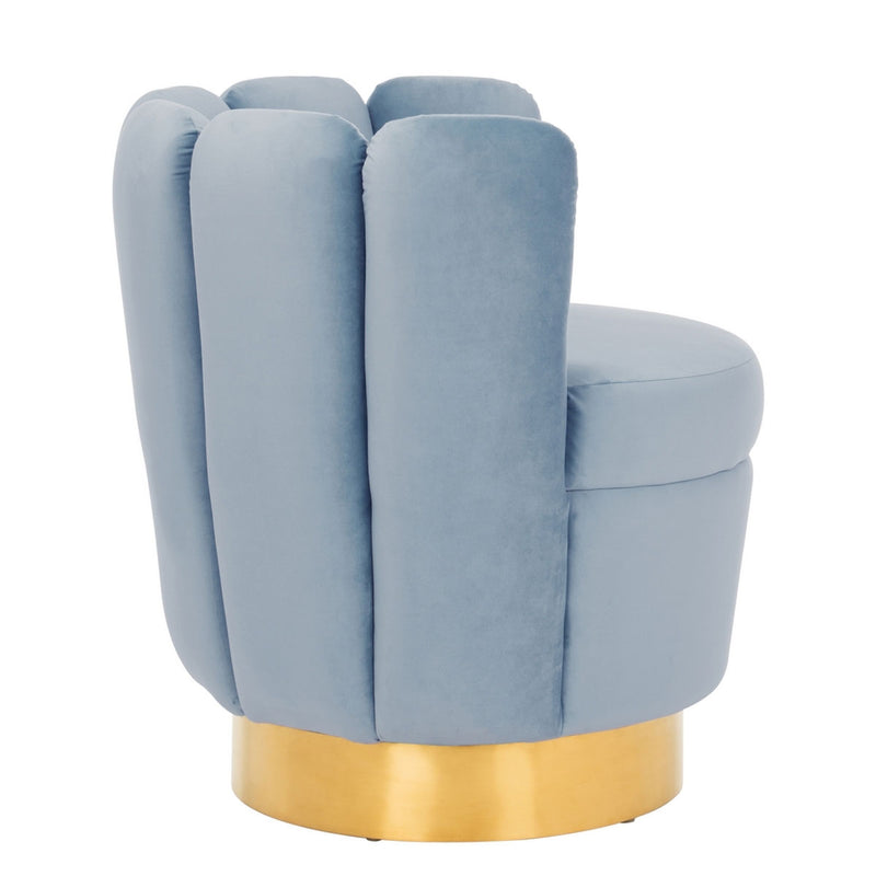 Jenifer Channel Tufted Swivel Chair