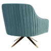 Carlson Channeled Velvet Accent Chair