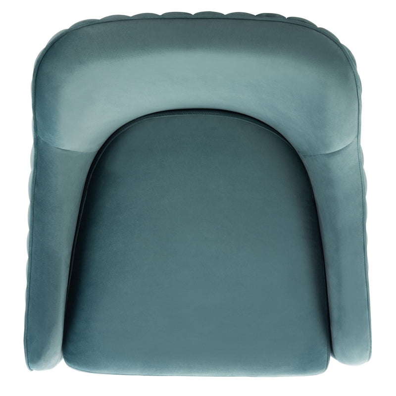 Carlson Channeled Velvet Accent Chair