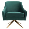 Carlson Channeled Velvet Accent Chair