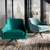 Carlson Channeled Velvet Accent Chair