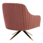 Carlson Channeled Velvet Accent Chair