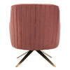 Carlson Channeled Velvet Accent Chair