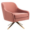 Carlson Channeled Velvet Accent Chair