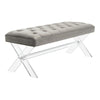 Aliyah Tufted Acrylic Bench