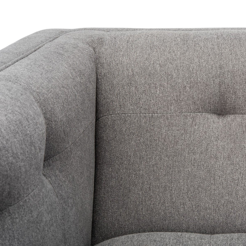 Tyler Tufted Linen Sofa