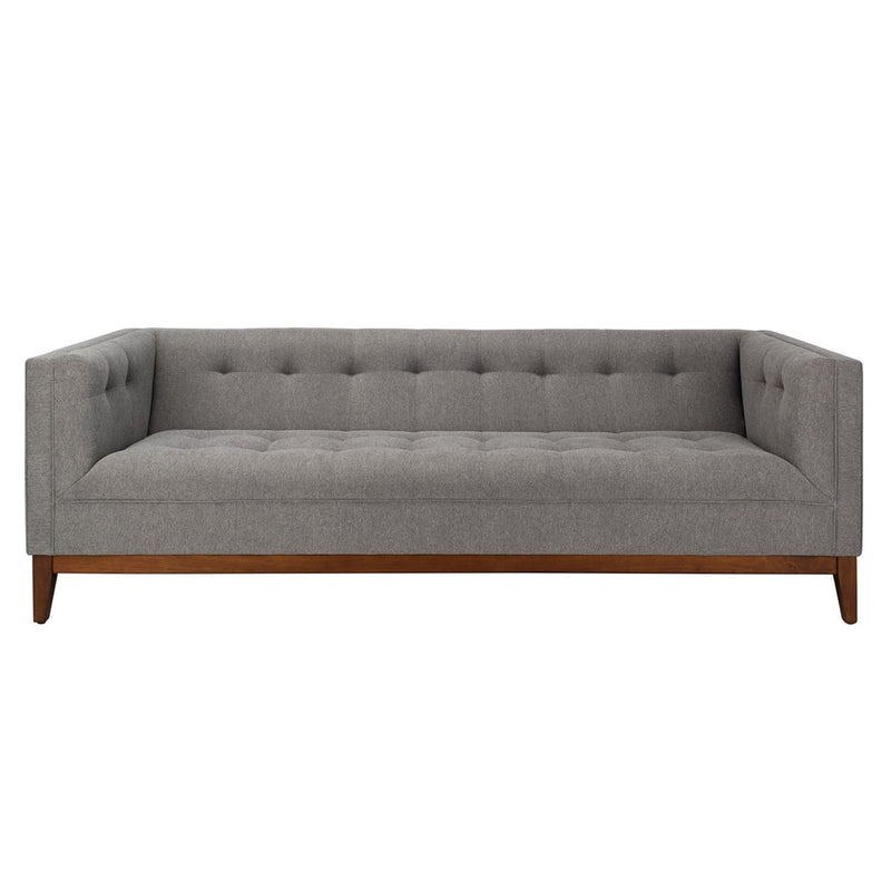 Tyler Tufted Linen Sofa