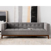 Tyler Tufted Linen Sofa