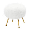 Gustavo Sheepskin Ottoman