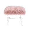 Gerardo Sheepskin Ottoman