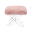 Gerardo Sheepskin Ottoman