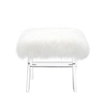 Gerardo Sheepskin Ottoman