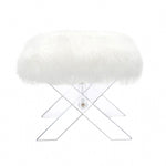 Gerardo Sheepskin Ottoman