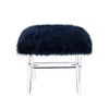 Gerardo Sheepskin Ottoman