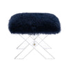 Gerardo Sheepskin Ottoman