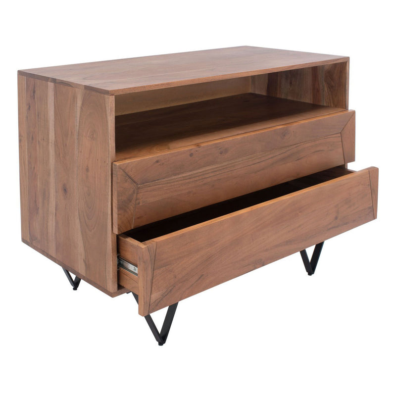 Megan Hairpin Leg 2-Drawer Chest