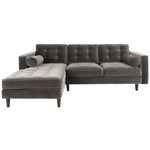 Sana Tufted Velvet Sectional Sofa