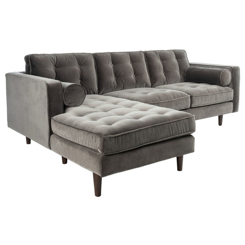 Sana Tufted Velvet Sectional Sofa