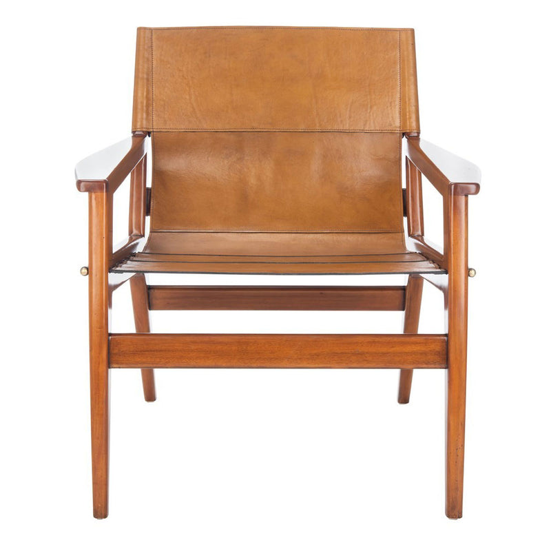 Emelia Leather Sling Chair