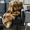 Wesley Faux Fur Throw Blanket